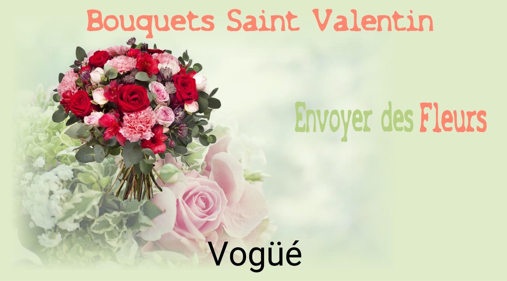Roses de Saint-Valentin livrées à Vogüé